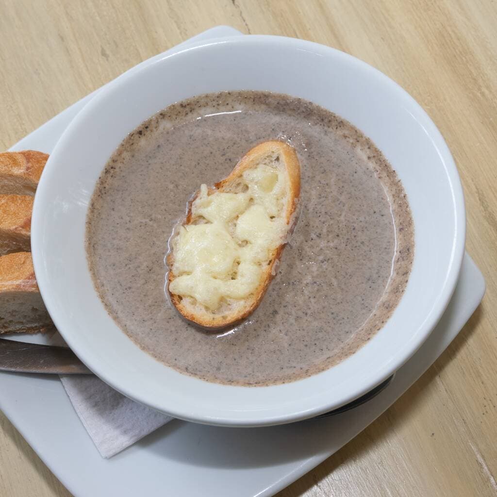 Crema de Champiñones