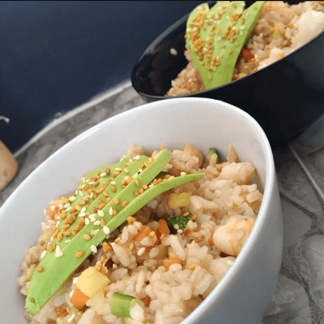 Yakimeshi de Pollo