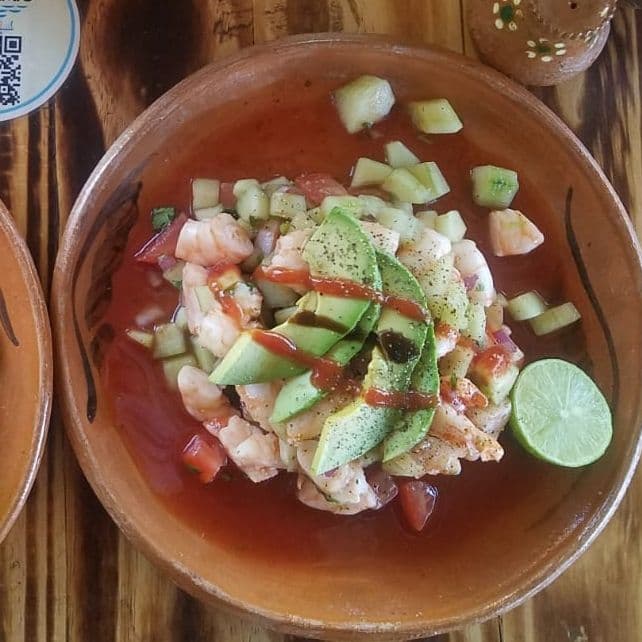 Medio Litro de Ceviche de Camaron