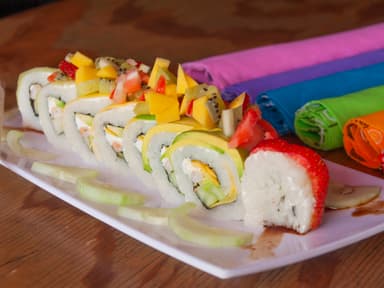 Sushi Arcoiris Fruta
