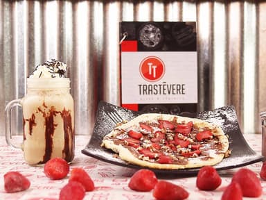 Pizza de Nutella con Fresas