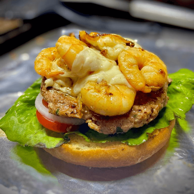 Hamburguesa Mar y Tierra