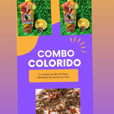 Combo "colorido"