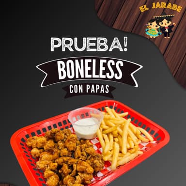 COMBO BONELESS + PAPAS + BEBIDA