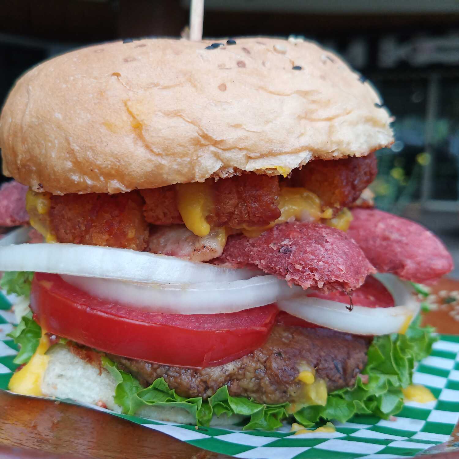 Hamburguesa de Arrachera