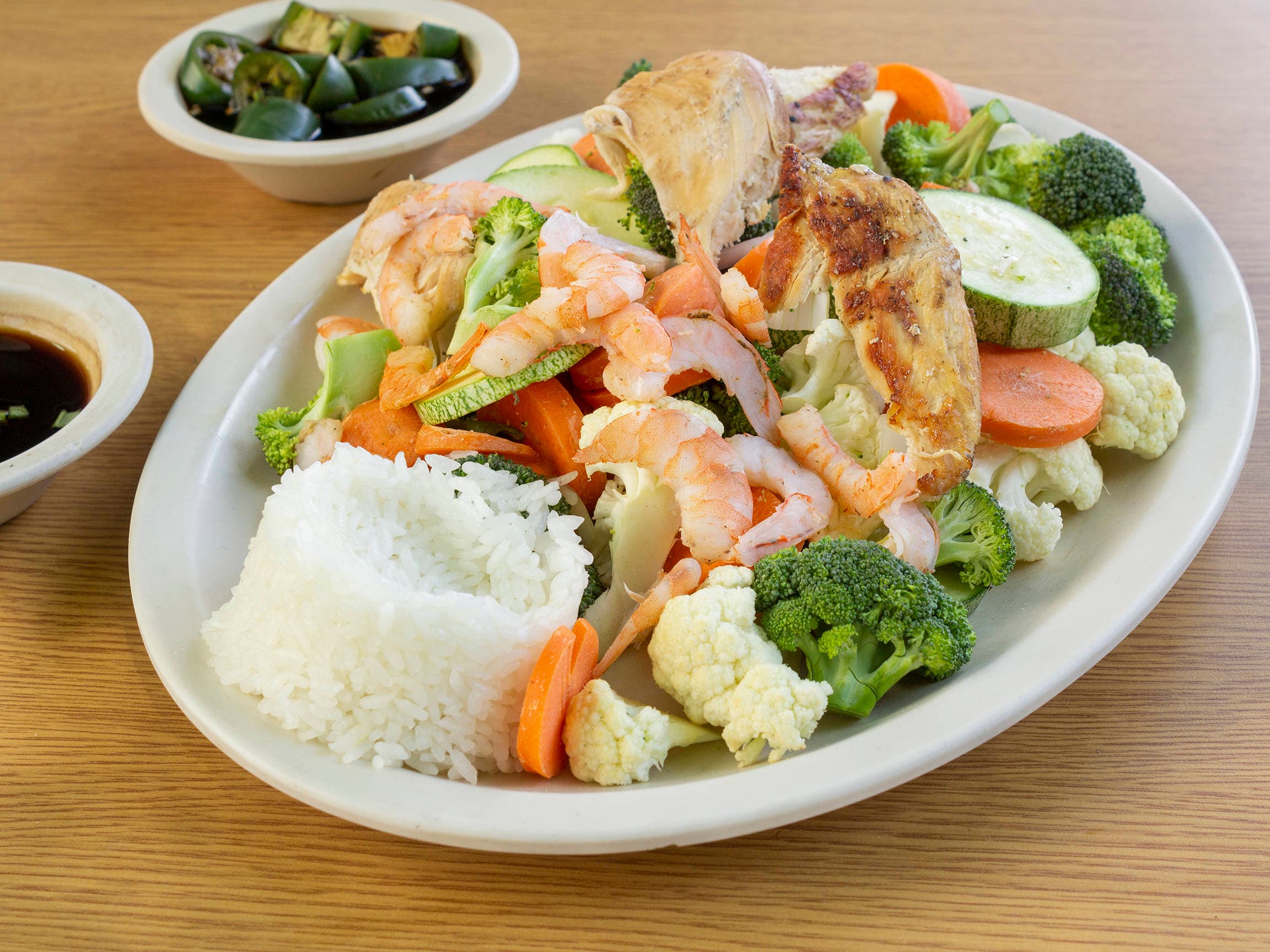 Camaròn y Pollo