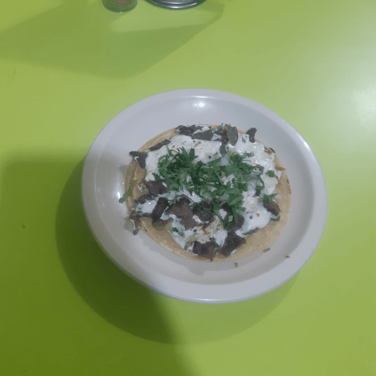 Taco de Chuleta con Quesillo