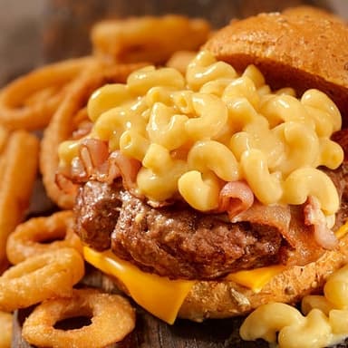 BURGER ROCK MACARRON MACARRON!