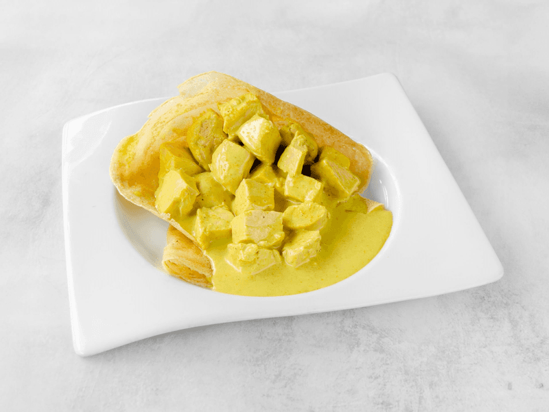 Crepe Pollo al Curry