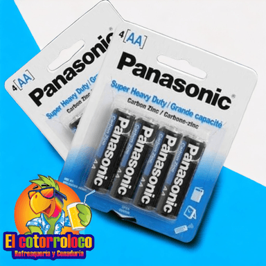 Paquete de 4 Baterias AA Panasonic