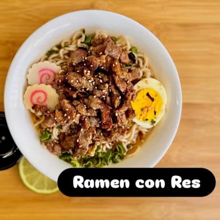 Ramen con Carne de Res
