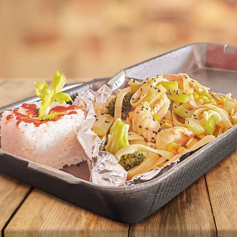 Wok de Pollo Teriyaki