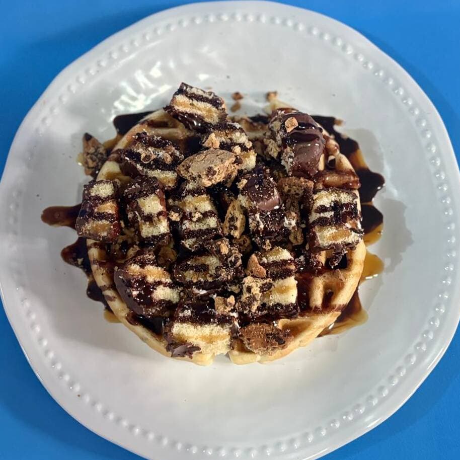 Waffle de Gansito y CHOKIS
