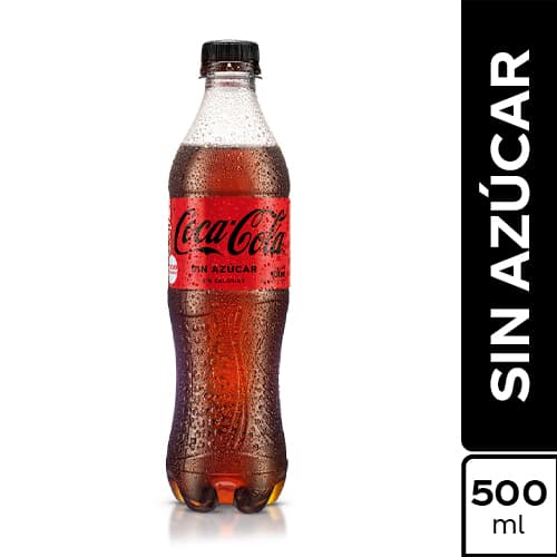 Coca Cola Sin Azúcar 500 ml