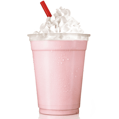 Strawberry Hand-Scooped Ice Cream Shake 16oz