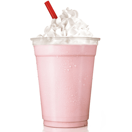 Strawberry Hand-Scooped Ice Cream Shake 16oz