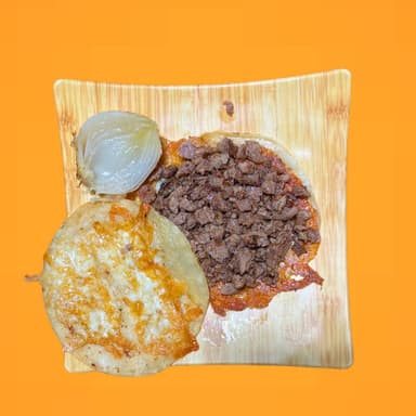 Quesicarne Individual en Maíz