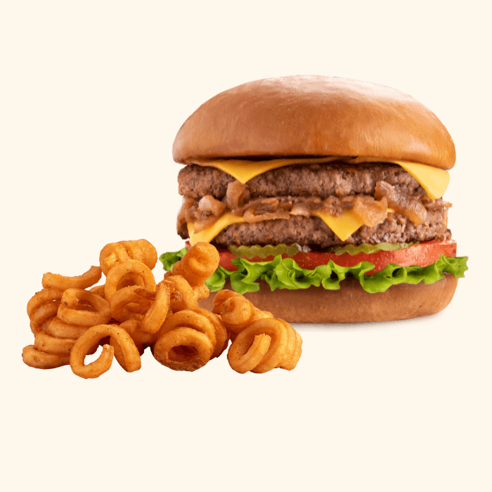 Combo Original Doble con Papas Curly