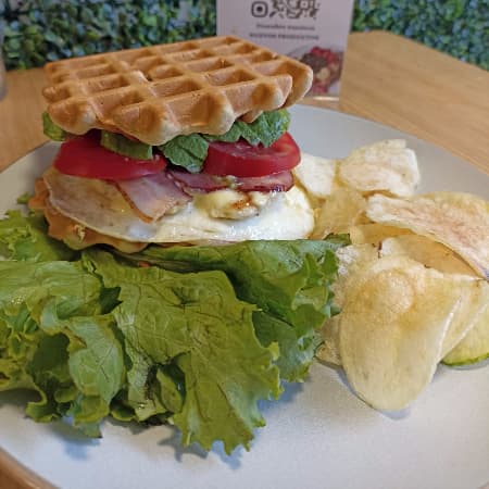 Burger Waffle