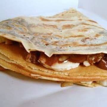 Crepa de Cajeta C/ Filadelfia, Plátano.