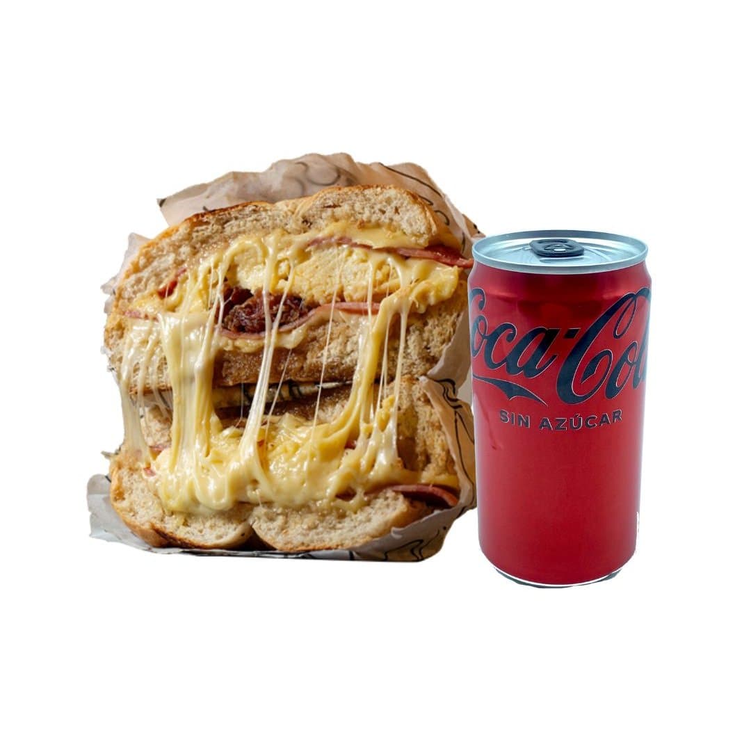 Morning Bagel + Coca Cola