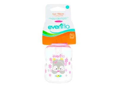 BIBERON EVENFLO C/MAMILA SILICON 4 OZ