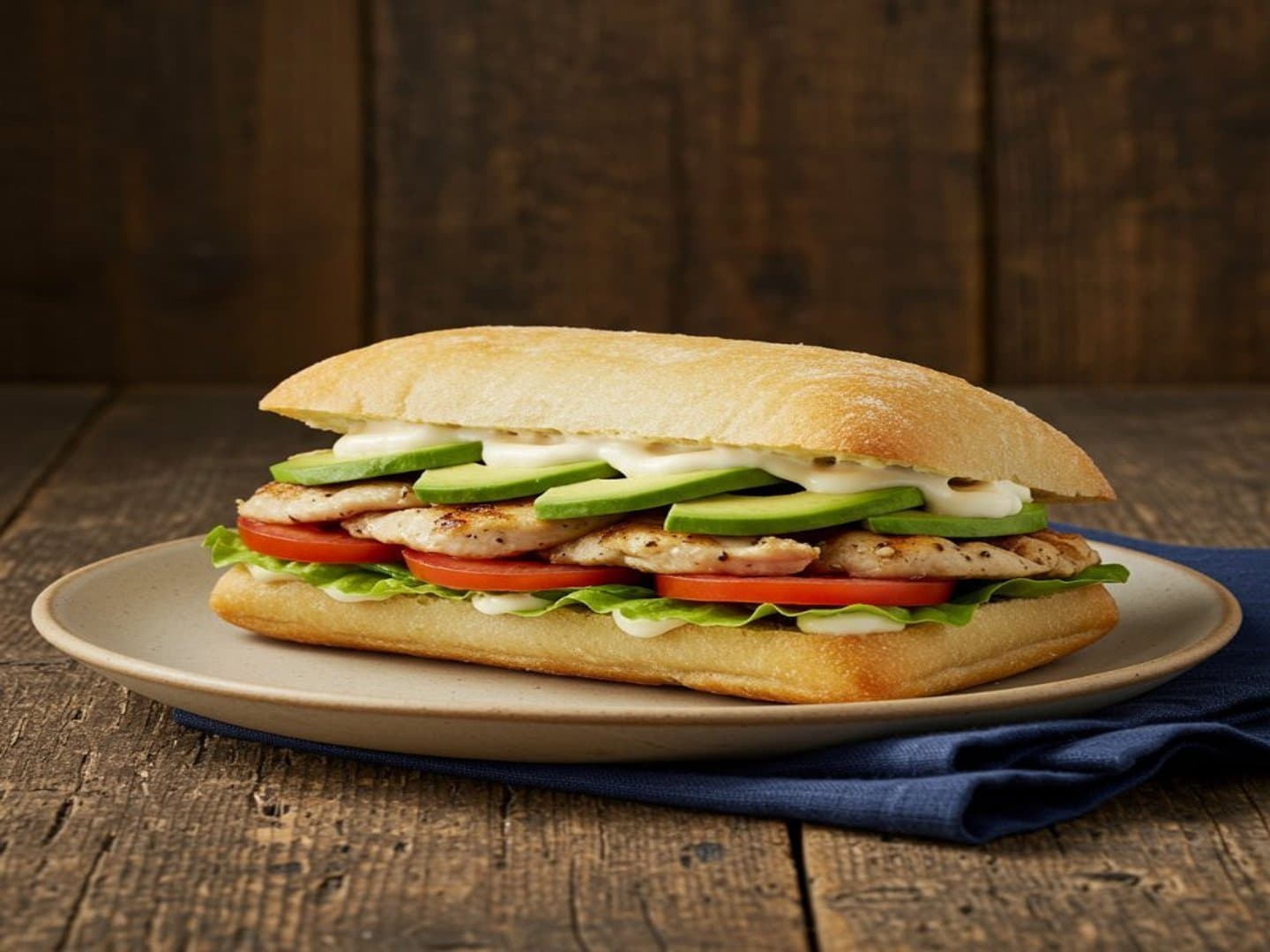 Sandwich de Pollo Palta