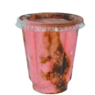 Vaso de Fresa con jarabe de Chocolate 🍓🍫