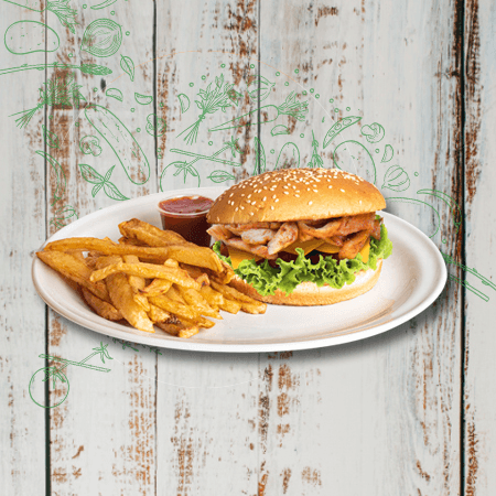 Hamburguesa de Pollo