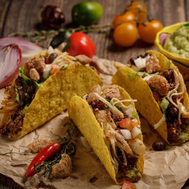 2 Trios de Tacos con el 40%off (6 Tacos)