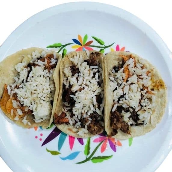 Taco de Guisado de Tinga de Pollos 1 pz