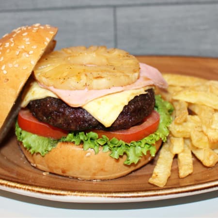 Hamburguesa La Hawaiana