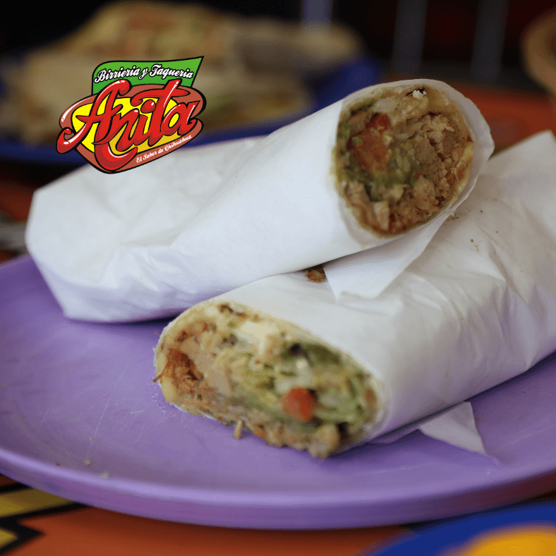 Burrito de lomo sencillo.