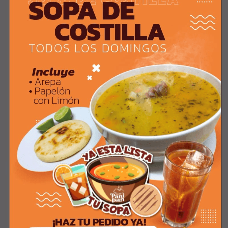 SOPA DE COSTILLA VENEZOLANA SOLO DOMINGOS