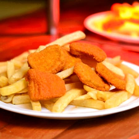 Papas con Nugets