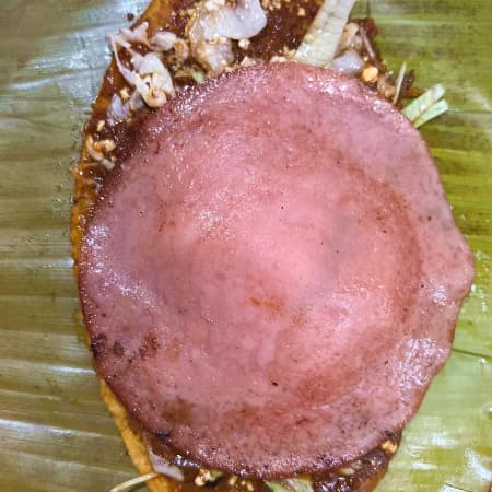 Chalupa con Jamón