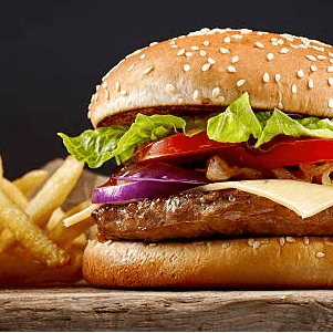 COMBO HAMBURGUESA OBSEQUIO BEBIDA Y POSTRE