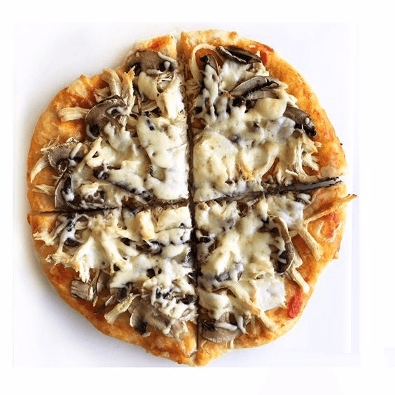 Pizza Personal Pollo Con Champiñon Recomendada