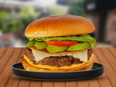 Burger Ham and Cheese