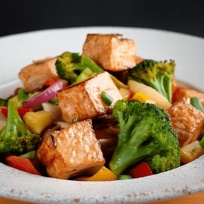 Teppanyaki de Salmón