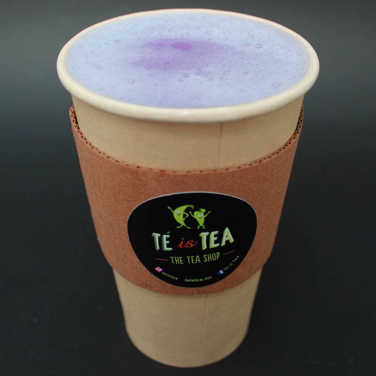 Taro Latte Caliente