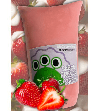 Bolis Gourmet de Fresas con Crema 200ml