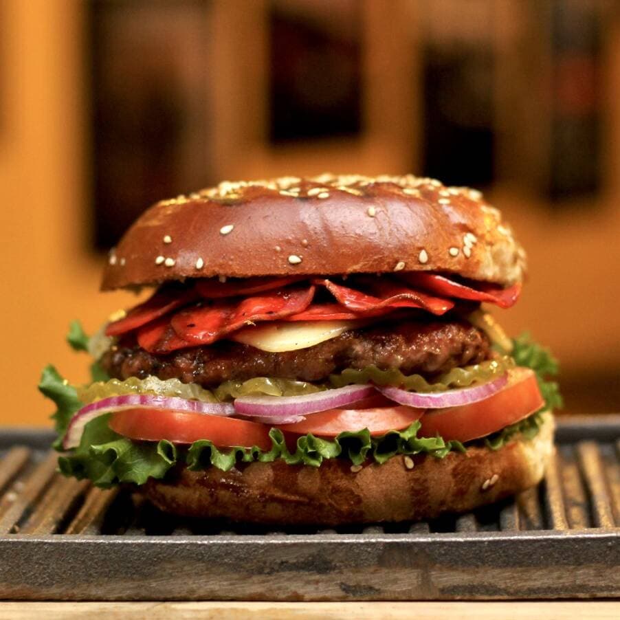 HAMBURGUESA DE PEPPERONI