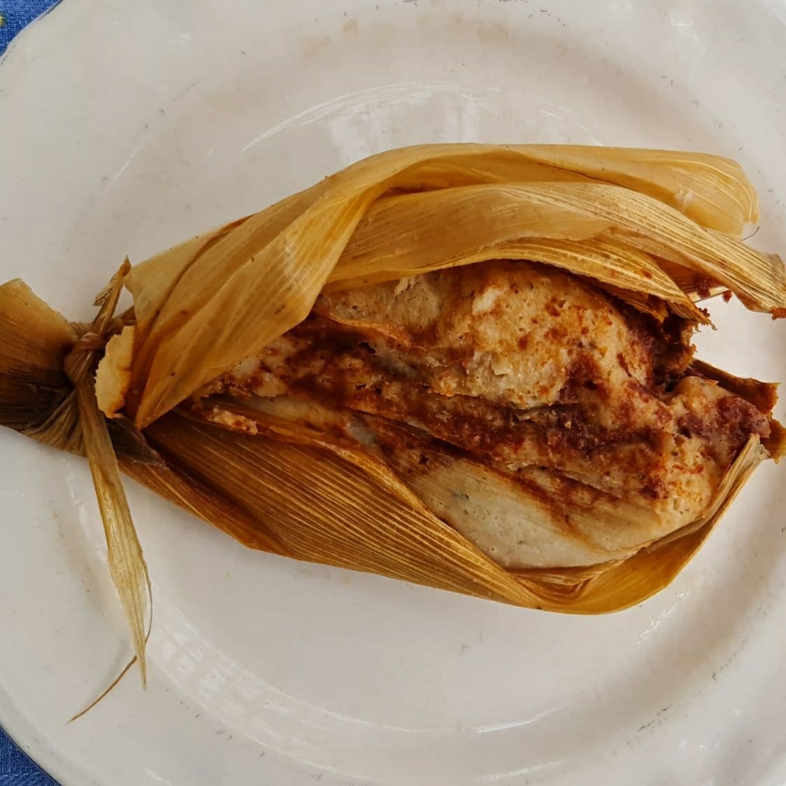 Tamal de Chipotle con puerco