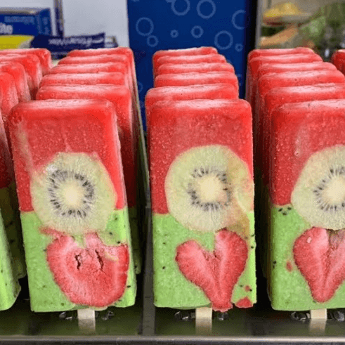 Paleta de Fresa Kiwi