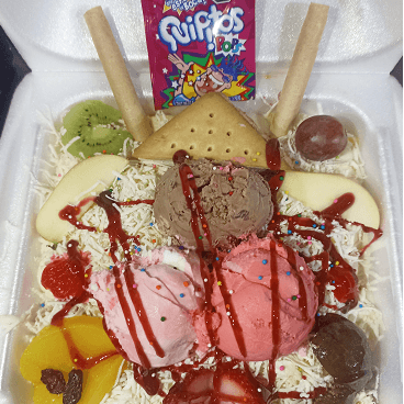 Ensalada de Frutas M E G A - Tres Helados+Platillo