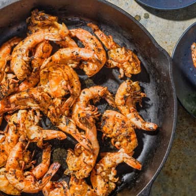 Docena de Camarones Sarandeados