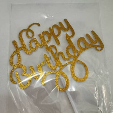 Topper decorativo Dorado