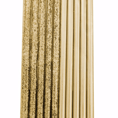 Velas Delgadas Doradas