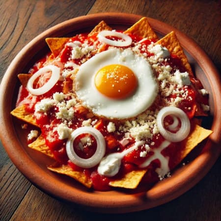 Chilaquiles con Huevo
